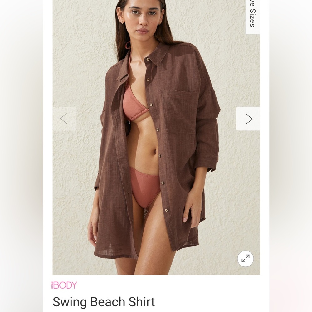 NWOT Cotton On oversized beach cover up